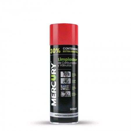 Limpiador de carburador y Valvulas MERCURY 500 ml